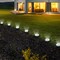8 Pack Solar Ground Lights, 8 LED IP65 Waterproof In-Ground Outdoor Lights for Garden Pathway